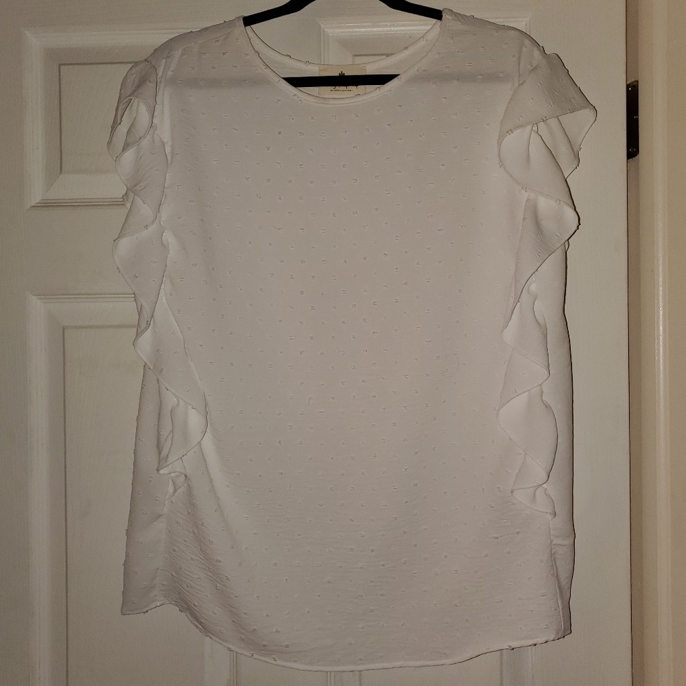 Betsy's Boutique Shop cream blouse XL